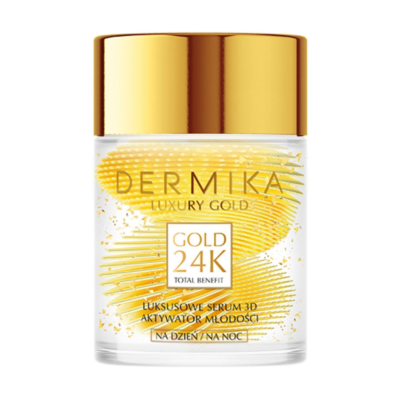 Омолоджувальна сироватка для обличчя Dermika Luxury Gold Gold 24k Total Benefit Serum, 60 г
