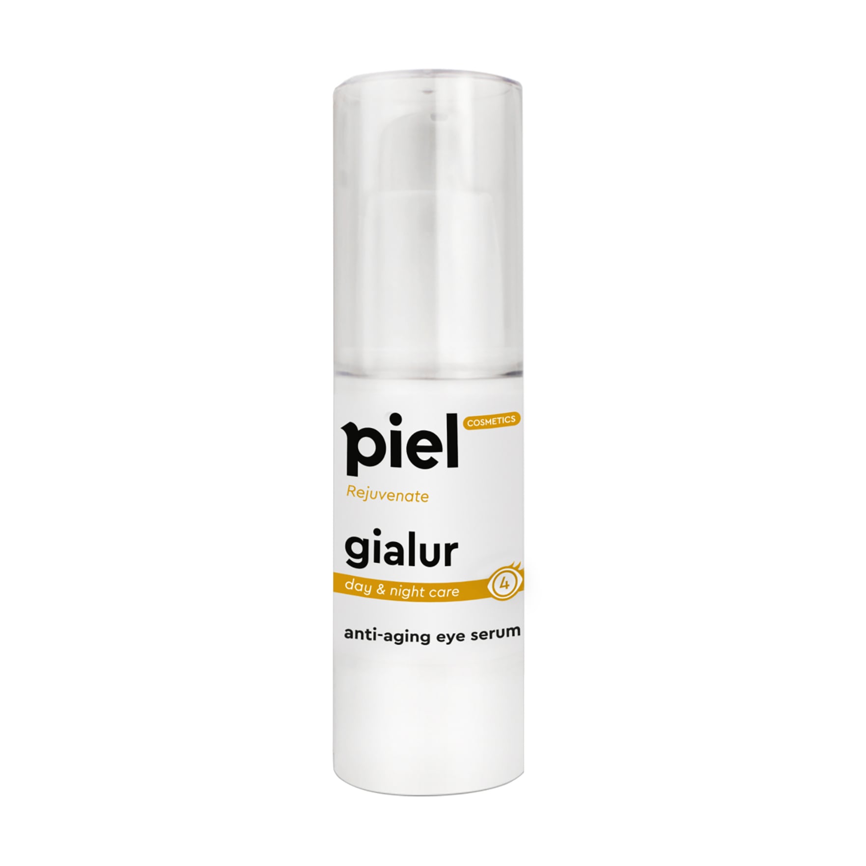Омолоджувальна сироватка для шкіри навколо очей Piel Cosmetics Rejuvenate Gialur Eye Serum з еластином, колагеном та ретинолом, 30 мл